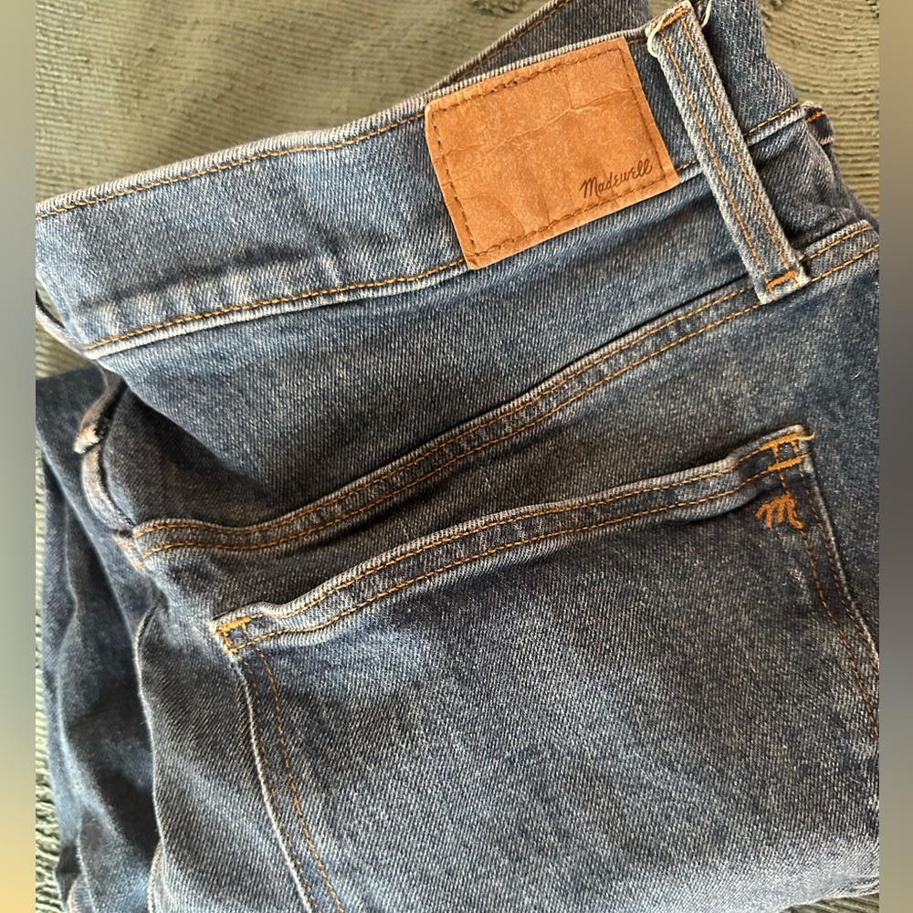 Madewell Vintage Straight Blue Denim Jeans